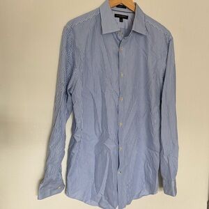 Banana Republic Camden fit Men's Blue Striped Shirt